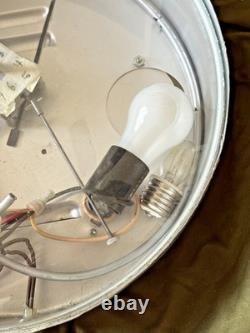 Vintage GE General Electric TV Radio Service Tube Advertising Light Up Clock