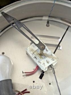 Vintage GE General Electric TV Radio Service Tube Advertising Light Up Clock