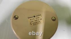 Vintage GE General Electric Telechron Wall Clock School Works CHAMPAGNE Exct