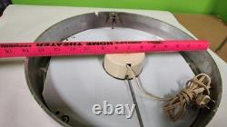 Vintage GE General Electric Telechron Wall Clock School Works CHAMPAGNE Exct