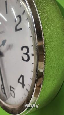 Vintage GE General Electric Telechron Wall Clock School Works CHAMPAGNE Exct