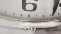 Vintage GE General Electric Telechron Wall Clock School Works CHAMPAGNE Exct