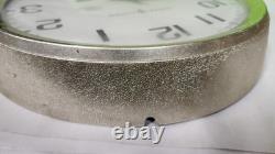 Vintage GE General Electric Telechron Wall Clock School Works CHAMPAGNE Exct