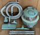 Vintage Ge General Electric V11c7 Swivel Top Canister Vacuum Cleaner With Extras