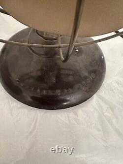 Vintage GE General Electric Vortalex Metal Cage Oscillating Desk Fan Please Read