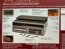Vintage GE Message Center Spacemaker 7-4270 Cassette Radio Recorder AM/FM NIB