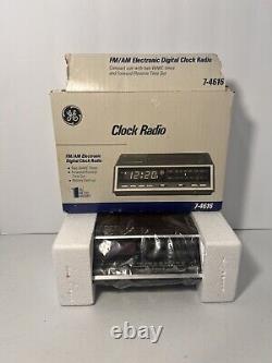 Vintage GE Model 7-4616 AM/FM Digital Clock/Radio New Very RARE