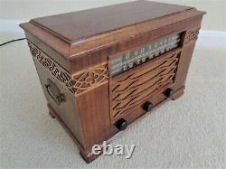 Vintage GE Model J-62 AM/SW Radio The Treasure Chest Working