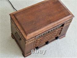 Vintage GE Model J-62 AM/SW Radio The Treasure Chest Working