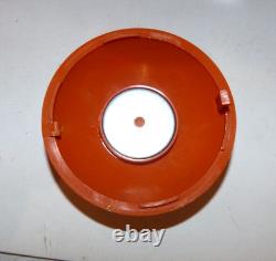 Vintage GE Orbiter Transistor Radio Space Age 1970's Orange MCM Orb Radio