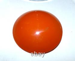 Vintage GE Orbiter Transistor Radio Space Age 1970's Orange MCM Orb Radio