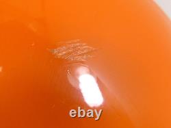 Vintage GE Orbiter Transistor Radio Space Age 1970's Orange MCM Orb Radio