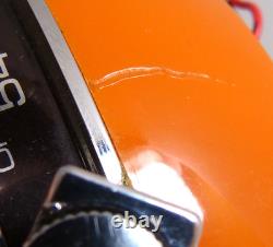 Vintage GE Orbiter Transistor Radio Space Age 1970's Orange MCM Orb Radio