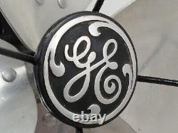 Vintage GE Oscillating Desk Fan 12 Black General Electric 49x491 272614-1 AS1