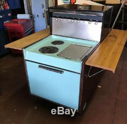 Vintage GE Partio Cart Grill, Electric oven, Electric Cooktop, Rotisserie
