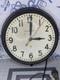 Vintage Ge Red Eye School Wall Clock General Electric 1h1612 14-1/2 Works
