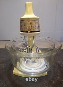 Vintage GE Stand Mixer, 1940-50s, Works Flawlessly, 12 settings, RARE, Bowls