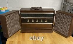 Vintage GE T1040A Walnut 1041A Cherry Radio tested & works great