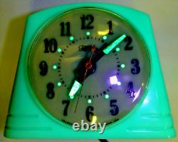 Vintage GE Telechron 7H173 The Tel-A-Glow Tested Working 100% VERY RARE See Pics