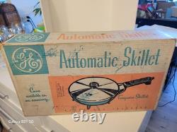 Vintage GE Turquoise Automatic Skillet New in box