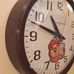 Vintage GE Wall Clock Model 2012 A&W Rootbeer / Industrial / School / Garage