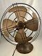 Vintage General Electric Ge Oscillating Fan 1930-40s 14 Brass Tested/works