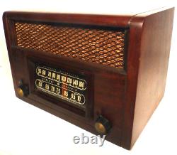 Vintage GENERAL ELECTRIC TABLETOP RADIO Rebuilt & Recapped & WORKING GREAT