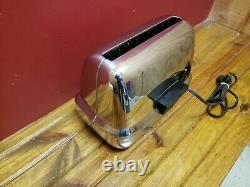 Vintage GENERAL ELECTRIC Toaster Oven Model 65T83 Chrome Bakelite Toast-R-Oven