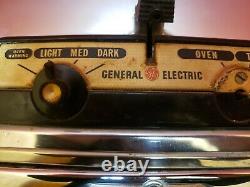 Vintage GENERAL ELECTRIC Toaster Oven Model 65T83 Chrome Bakelite Toast-R-Oven
