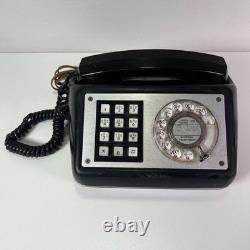 Vintage GTE General Telephone Automatic Electric Type 890 Black Phone RARE