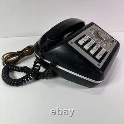 Vintage GTE General Telephone Automatic Electric Type 890 Black Phone RARE