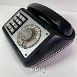 Vintage GTE General Telephone Automatic Electric Type 890 Black Phone RARE