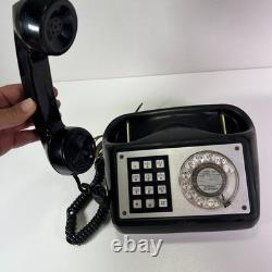 Vintage GTE General Telephone Automatic Electric Type 890 Black Phone RARE