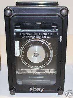 Vintage Ge General Electric A-c Reclosing Relay Type Acr 12acr11c9a Acr11c9a