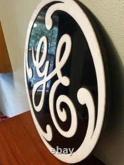 Vintage Ge General Electric Large Building Plaque Sign Emblem Logo 21