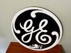 Vintage Ge General Electric Large Building Plaque Sign Emblem Logo 21