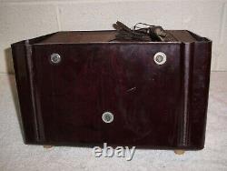 Vintage Ge General Electric Model 404 Tube Radio Am Broadcast Band Parts Repair