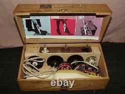 Vintage Ge General Electric Shoe Shine Polisher Kit In Box