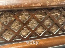 Vintage Ge General Electric Short Wave Am Radio Model-221 Wood Table Tube Radio