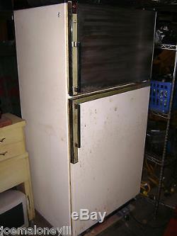 Vintage Ge General Electric Spin Out Shelf Foot Pedal Door Refrigerator