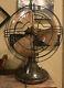 Vintage General Electric 10 Vortalex 2 Speed Oscillating Fan Works