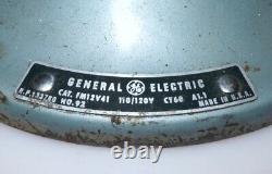 Vintage General Electric 12 4-blade Vortalex Tiltable 3-speed Oscillating Fan