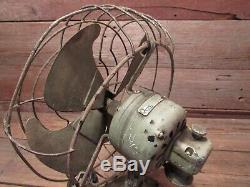 Vintage General Electric 12 Blade Oscillating Fan