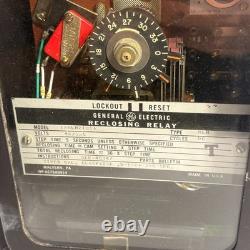 Vintage General Electric 12NLR21U1A Type NLR Electromechanical Reclosing Relay