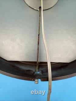 Vintage General Electric 14 Wall Clock Brown Model 2012 Working- Glass Face