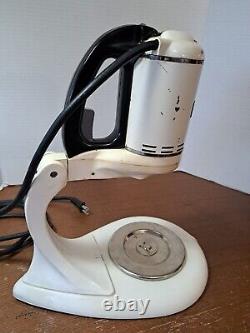Vintage General Electric 149M8 Triple Beater Stand Mixer, Working, except light