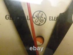 Vintage General Electric 15 Round Industrial Wall Clock with Curved Glass