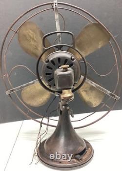 Vintage General Electric 16 Fan Brass Blades