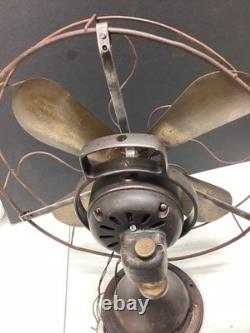 Vintage General Electric 16 Fan Brass Blades