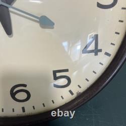 Vintage General Electric 17.5 2915C Bakelite Wall Clock Made USA Tested Working